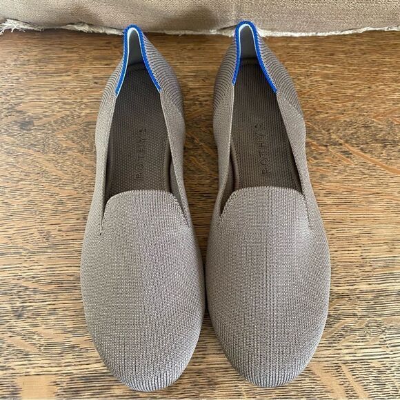 Rothy's The Loafer Women's Size 8 US Mocha Round Toe Slip On Flat Shoes. NWOT! - Picture 2 of 10